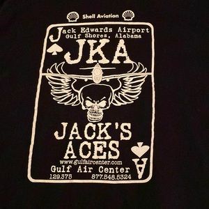 Jacks Aces Jack Edwards Airport Gulf Shores AL t-shirt